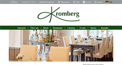 Desktop Screenshot of hotel-kromberg.de